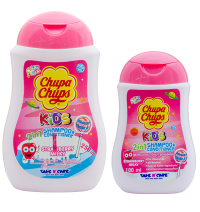 CHUPA CHUPS KIDS SHAMPOO & CONDITIONER STRAWBERRY MILKY 250 ML