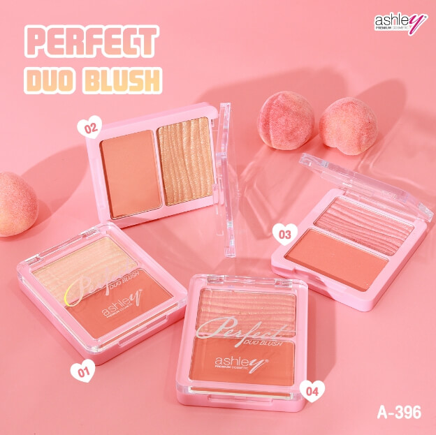 Ashley,Ashley Perfect Duo Blush,Perfect Duo Blush,บลัชออน,ชิมเมอร์